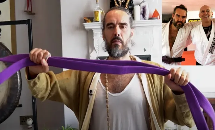 Russell Brand entrenando BJJ